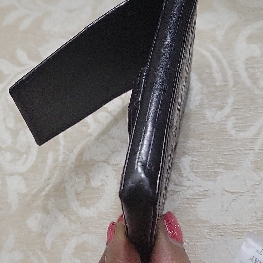 BURBERRY VINTAGE LEATHER CARD CASE HOLDER EUC - Picture 10 of 12